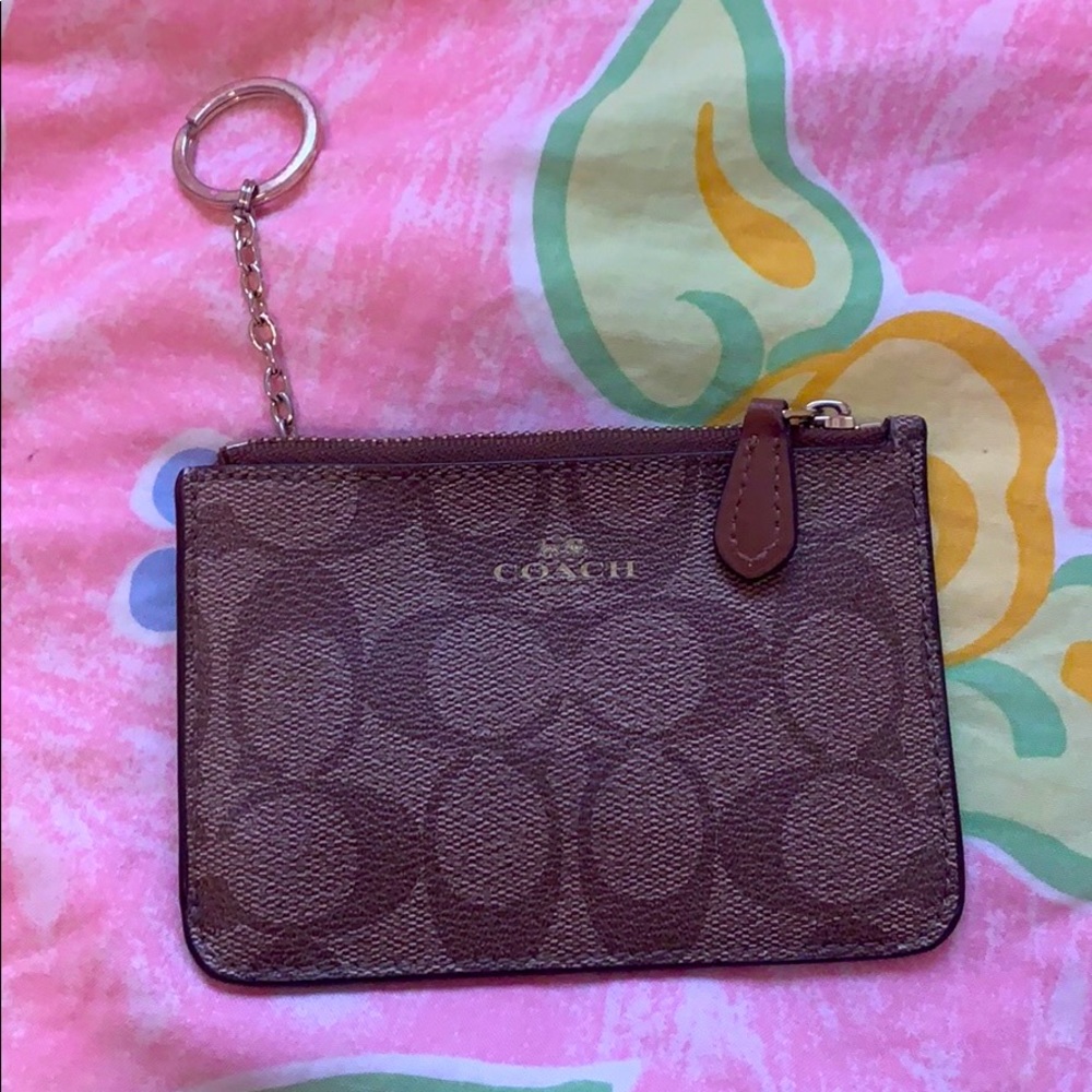 Coach key pouch never used